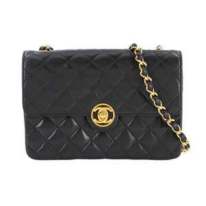 Chanel Vintage Cc Chain Flap Bag #182028C44B